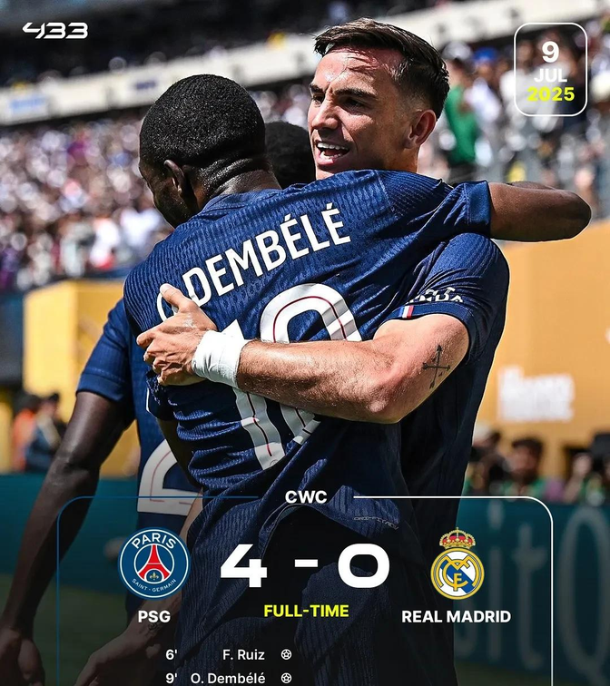 关于巴黎圣日耳曼大比分获胜，风光无限的信息